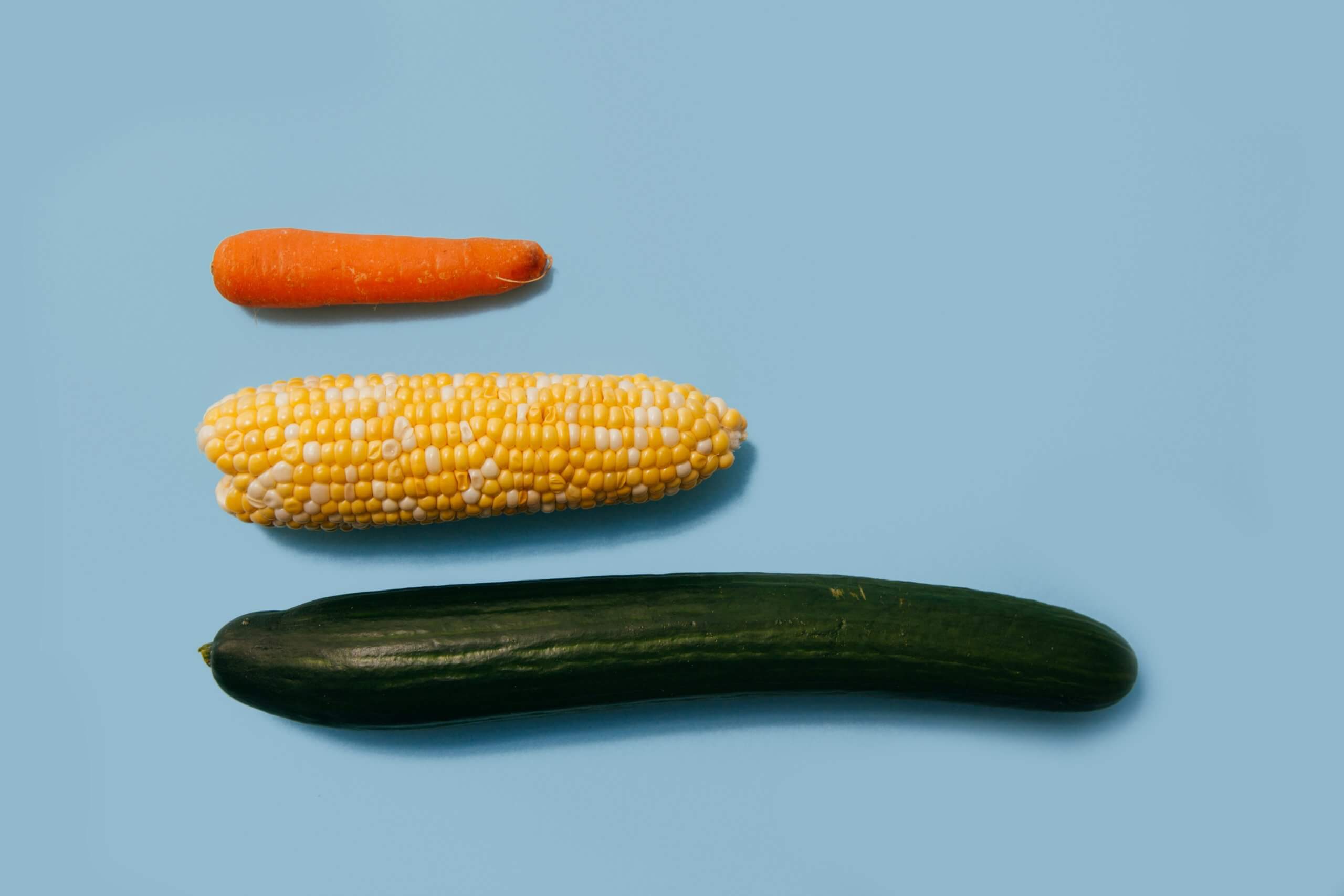 Vegetables of Different Sizes