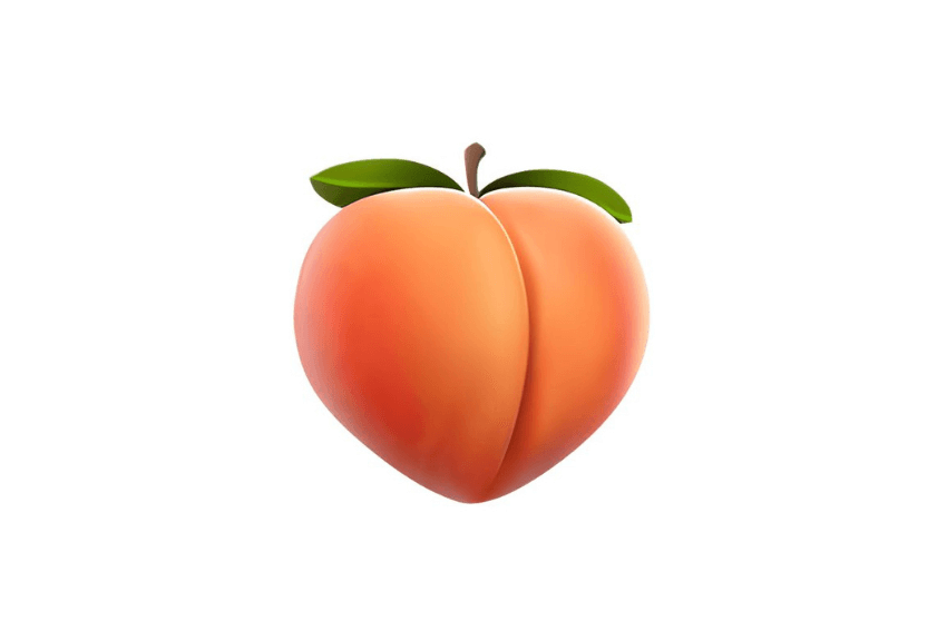 Peach Emoji - MoreForce.com Peach Emoji